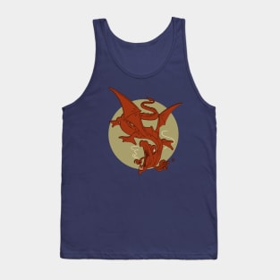 Vintage Jabberwocky Dragon Tank Top